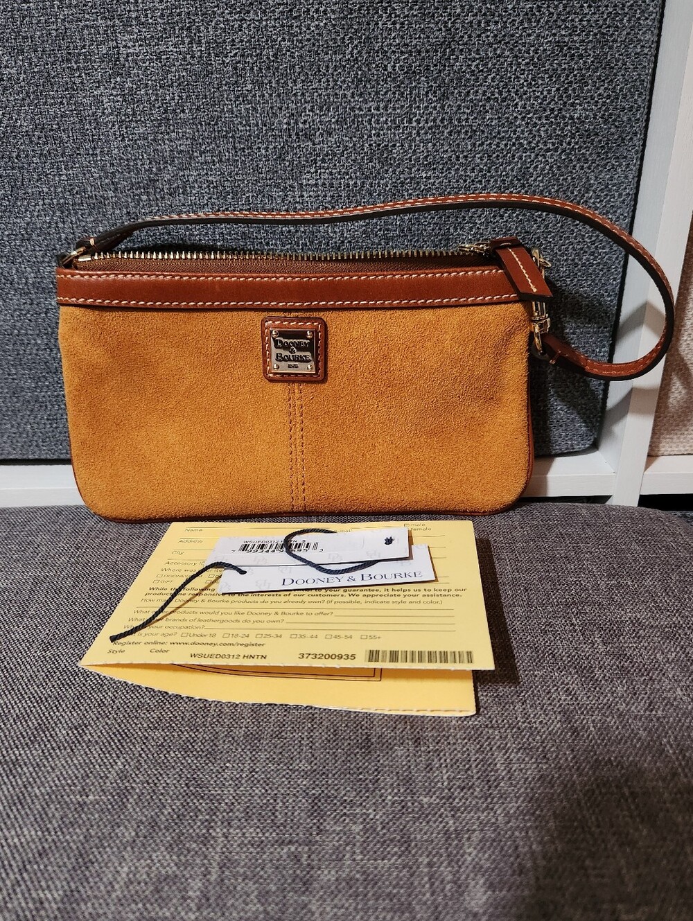 Dooney & Bourke Large Suede Wrislet